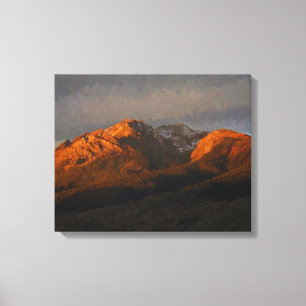 Elektrische piek canvas afdruk