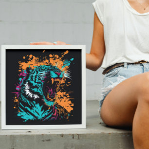 Elektrische Predator; Roaring Tiger Poster