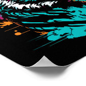 Elektrische Predator; Roaring Tiger Poster (Hoek)