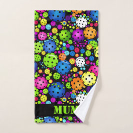 Elektrische Rally aangepaste tekst Handdoek