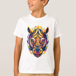 Elektrische Safari Rhino T-shirt