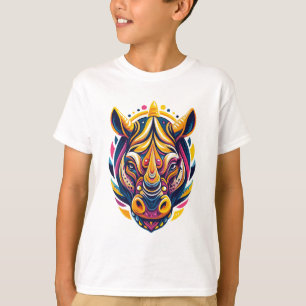 Elektrische Safari Rhino T-shirt