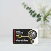 Elektrische schakelingen visitekaartje (Staand voorkant)