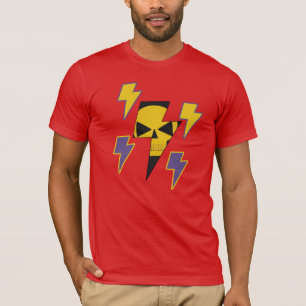 Elektrische schedel t-shirt