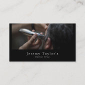 Elektrische scheerhaar, Mannen Barbers Visitekaartje (Voorkant)