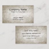 Elektrische schema's visitekaartje (Voorkant / Achterkant)