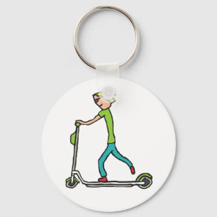 Elektrische scooter sleutelhanger