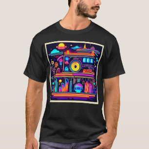 elektrische stadspuls t-shirt