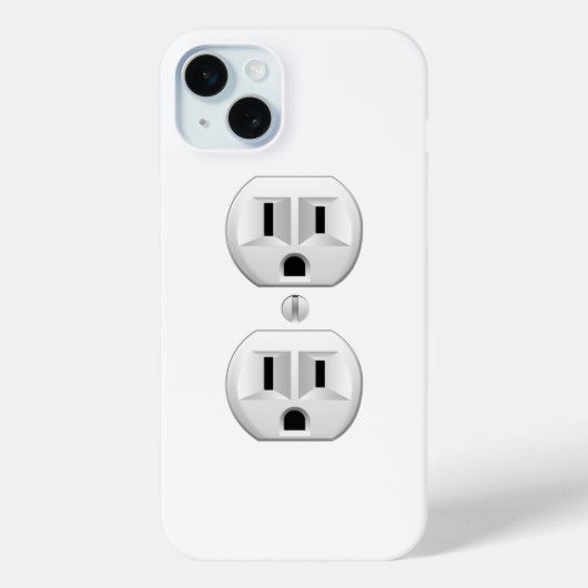 Elektrische stekker klikt u op Kleurdecor aanpasse Case-Mate iPhone Case (Achterkant)
