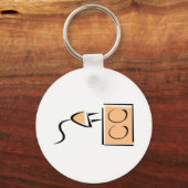 Elektrische stekker sleutelhanger (Voorkant)