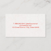 Elektrische stekker visitekaartje (Achterkant)