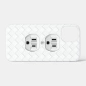 Elektrische stekker voor wandstopcontacten past di Case-Mate iPhone case (Achterkant (horizontaal))