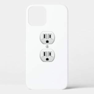Elektrische stekker voor wandstopcontacten past kl iPhone 12 hoesje