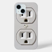 Elektrische stopaansluiting Case-Mate iPhone case (Achterkant)