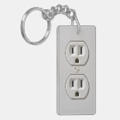 Elektrische stopaansluiting sleutelhanger (Voorkant Links)