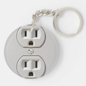 Elektrische stopaansluiting sleutelhanger (Achterkant)