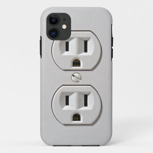 Elektrische stopcontact Case-Mate iPhone case (Achterkant)