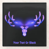 Elektrische strijders glazen onderzetter (Voorkant)