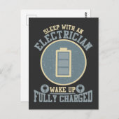 Elektrische technicus Echtman Briefkaart (Voorkant / Achterkant)