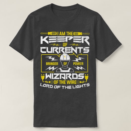 Elektrische technicus Lineman Elektrische Technicu T-shirt (Design voorkant)