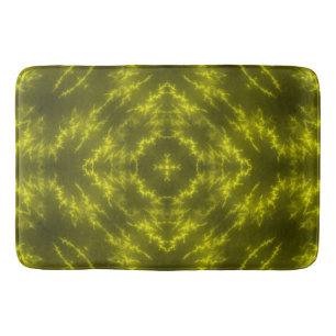 Elektrische Thunder Bolts met gloeiende neon Badmat