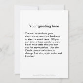 Elektrische toeleveranciers kaart (Achterkant)