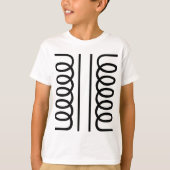 Elektrische transformator - zwart t-shirt (Voorkant)