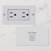 Elektrische uitgang #2 visitekaartje (Voorkant / Achterkant)