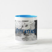 Elektrische ventilatoraanval Kat niet-gelaagde Mok (Midden)