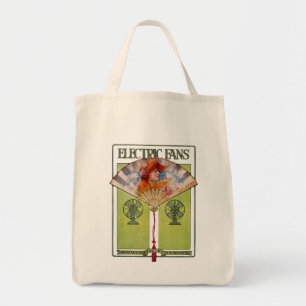 Elektrische ventilatoradvertentie tote bag