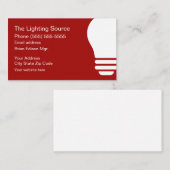 Elektrische verlichting visitekaartje (Voorkant / Achterkant)