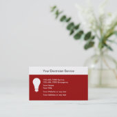 Elektrische Visitekaartjes (Staand voorkant)