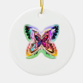 Elektrische vlinder keramisch ornament (Voorkant)