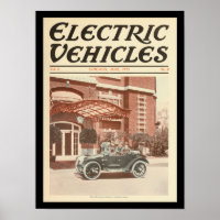Elektrische voertuigen Motorauto's afdrukken