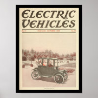 Elektrische voertuigen Motorauto's afdrukken