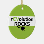 Elektrische voertuigen Rocks - EV Keramisch Ornament (Rechts)