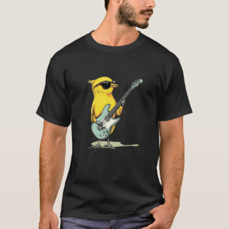 Elektrische vogelstoringen voor koele rocker vogel t-shirt