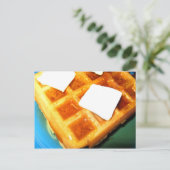 Elektrische wafels briefkaart (Staand voorkant)