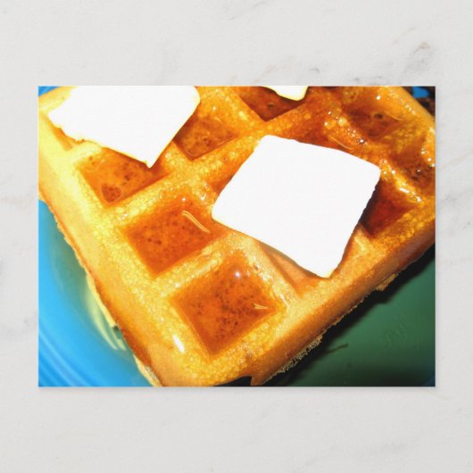 Elektrische wafels briefkaart (Voorkant)