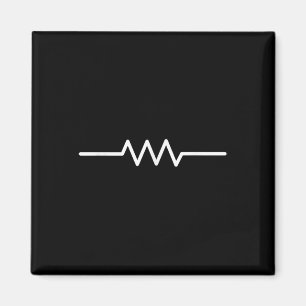 Elektrische weerstand symbool Grappig Engineer Cir Magneet