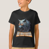 Elektrische Wolf Chaos Animal Rage Energy T-shirt (Voorkant)
