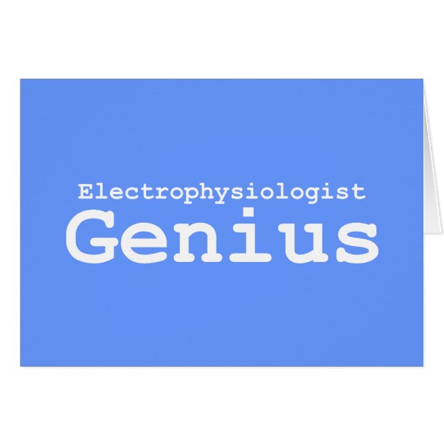 Elektrofysioloog Genius Gifts (Voorkant Horizontaal)