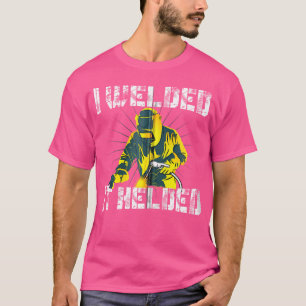 Elektrolassen voor mannen, grappige lasser t-shirt
