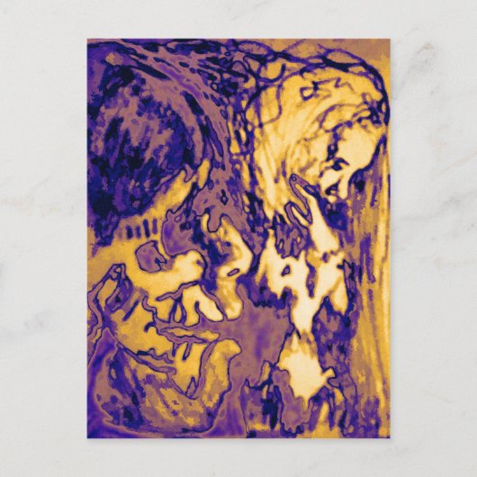 elektromagnetische straling briefkaart (Voorkant)