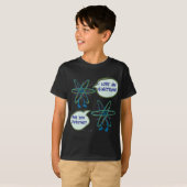 Elektron positieve woordspeling t-shirt (Voorkant volledig)