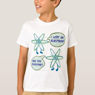 Elektron positieve woordspeling t-shirt