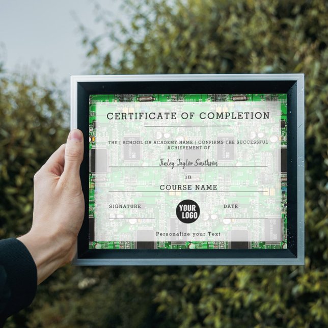 Elektronica & Engineer Certificaat van Voltooiing (Creator heeft geüpload)