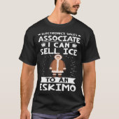 Elektronica Sales Associate Ik kan ijs verkopen aa T-shirt (Voorkant)