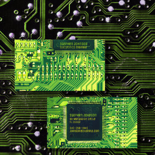 elektronica voor groene PCB-printplaten Visitekaartje