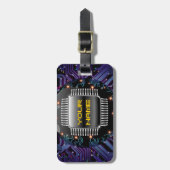 Elektronisch Bagagelabel voor een motorcircuit (Voorkant verticaal)